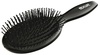 Щётка массажная BLACK деревянная, пластиковый штифт, 11 рядов