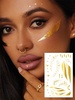 Набор переводных мейкап тату FACE TATTOOS  Gold details